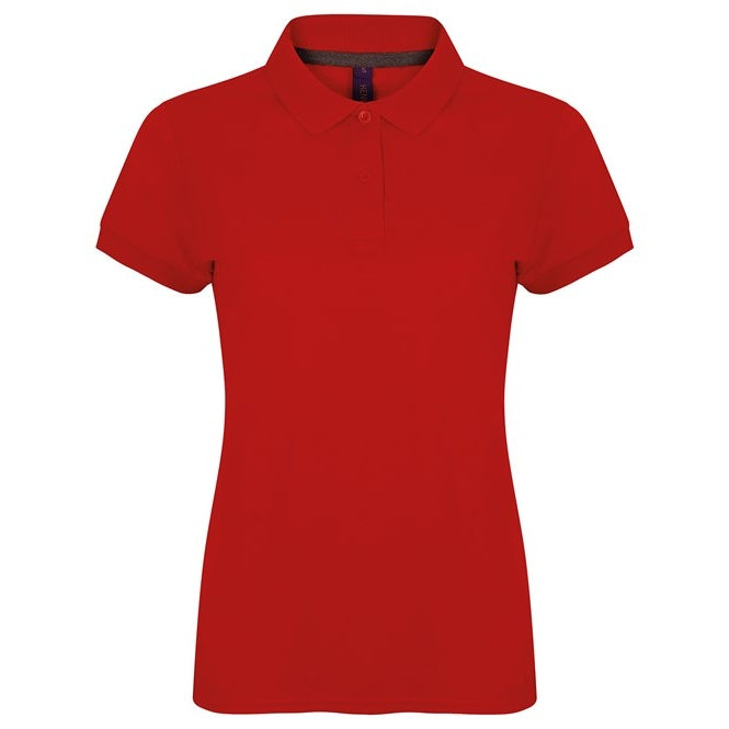 Henbury Women's Micro-Fine PiquÃ© Polo Shirt Modern Fit Lightweight Cotton