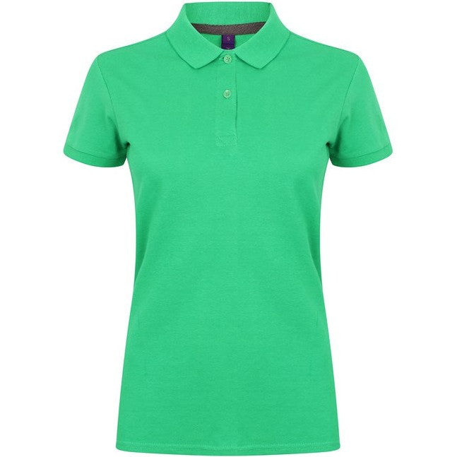Henbury Women's Micro-Fine PiquÃ© Polo Shirt Modern Fit Lightweight Cotton