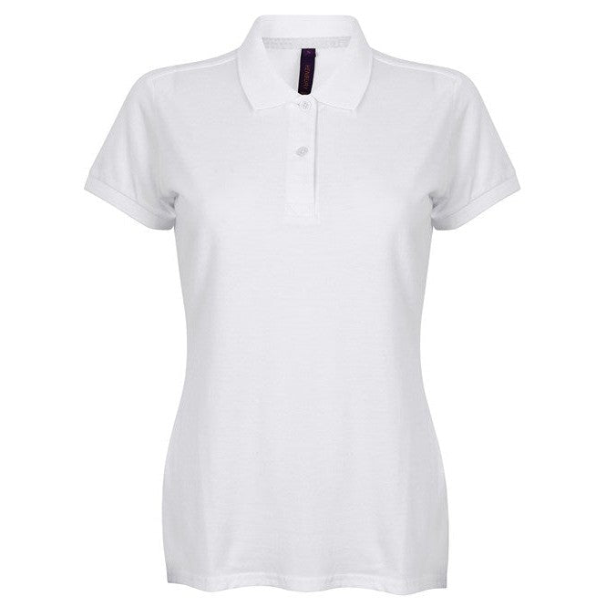Henbury Women's Micro-Fine PiquÃ© Polo Shirt Modern Fit Lightweight Cotton