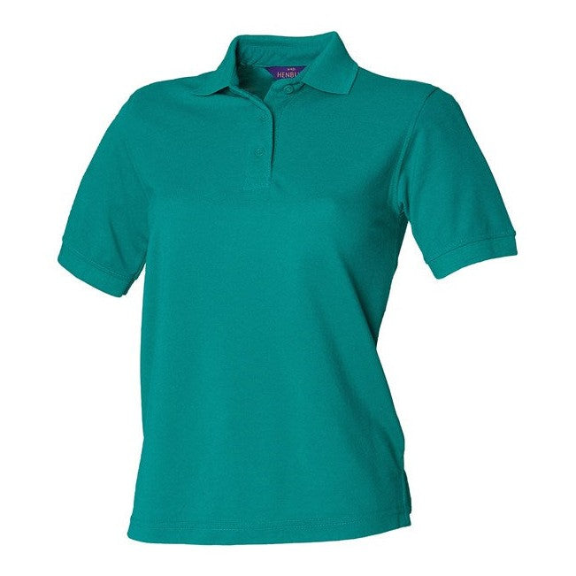 Henbury Women's 65/35 Polo Shirt Modern Fit Washable 60Â°C Workwear Top