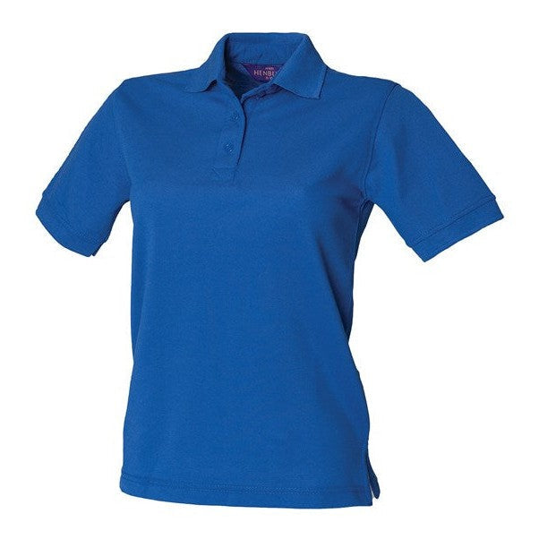 Henbury Women's 65/35 Polo Shirt Modern Fit Washable 60Â°C Workwear Top
