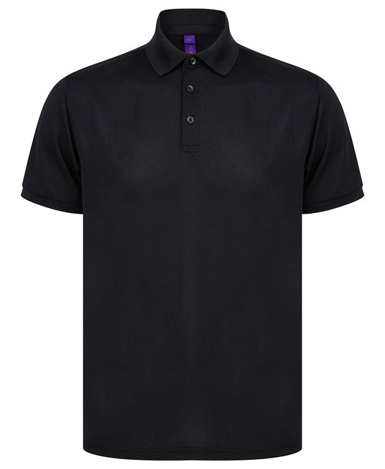 Henbury Recycled Polyester Polo Shirt with Wicking Properties - Eco-Friendly Fit