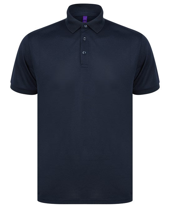 Henbury Recycled Polyester Polo Shirt with Wicking Properties - Eco-Friendly Fit