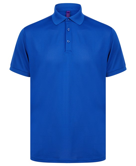 Henbury Recycled Polyester Polo Shirt with Wicking Properties - Eco-Friendly Fit