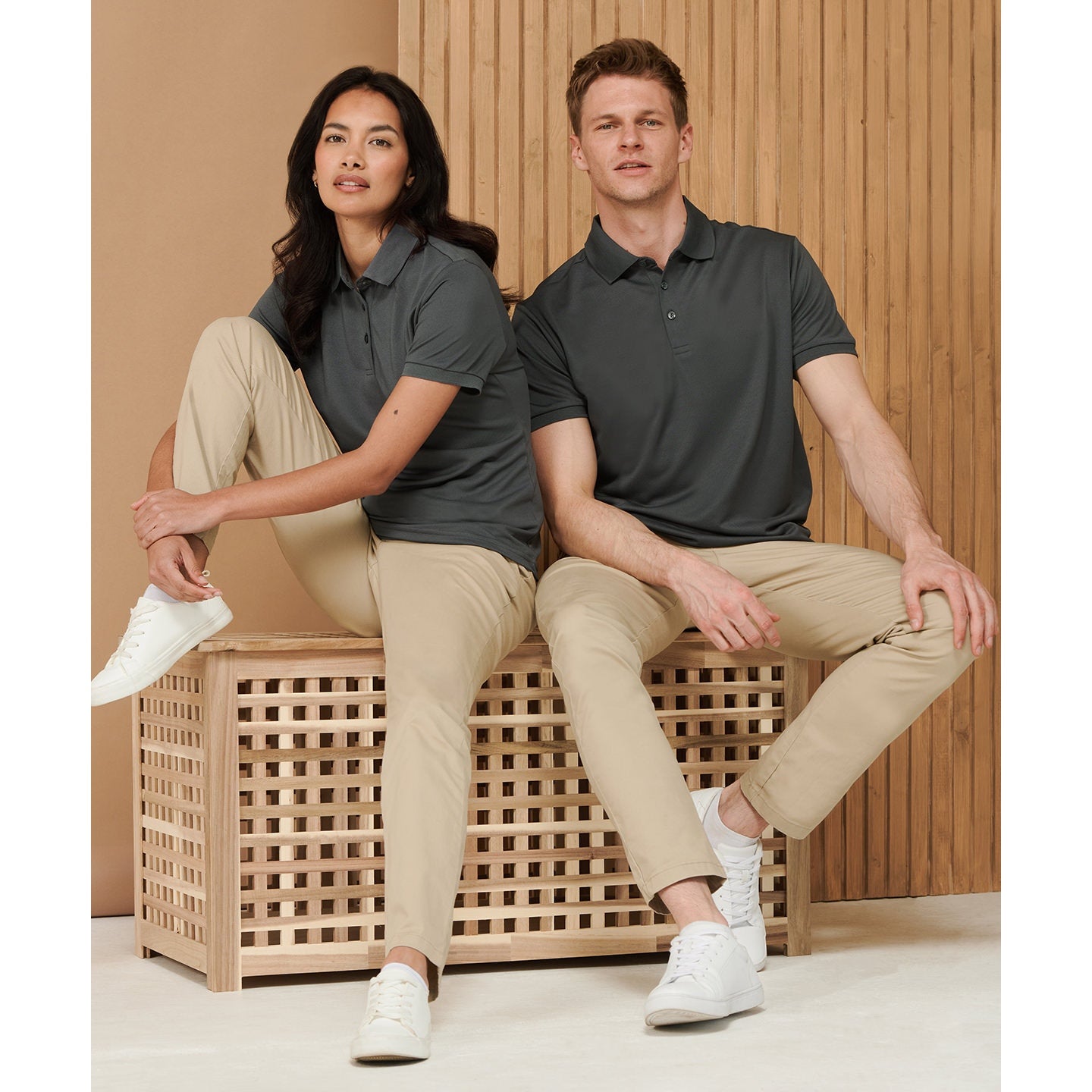 Henbury Women's Recycled Polyester Polo Shirt Eco-Friendly Wicking Fit