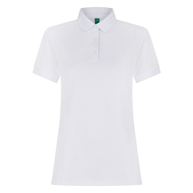 Henbury Women's Recycled Polyester Polo Shirt Eco-Friendly Wicking Fit