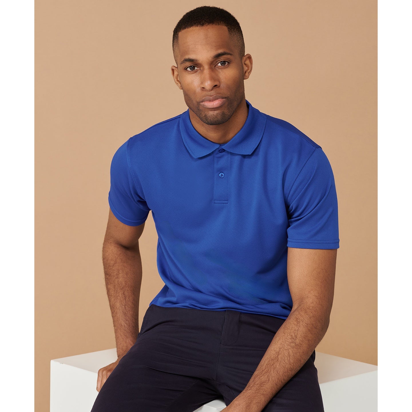 Henbury Coolplus Polo Shirt White Wicking Performance Micro PiquÃ© Sizes XXS-5XL
