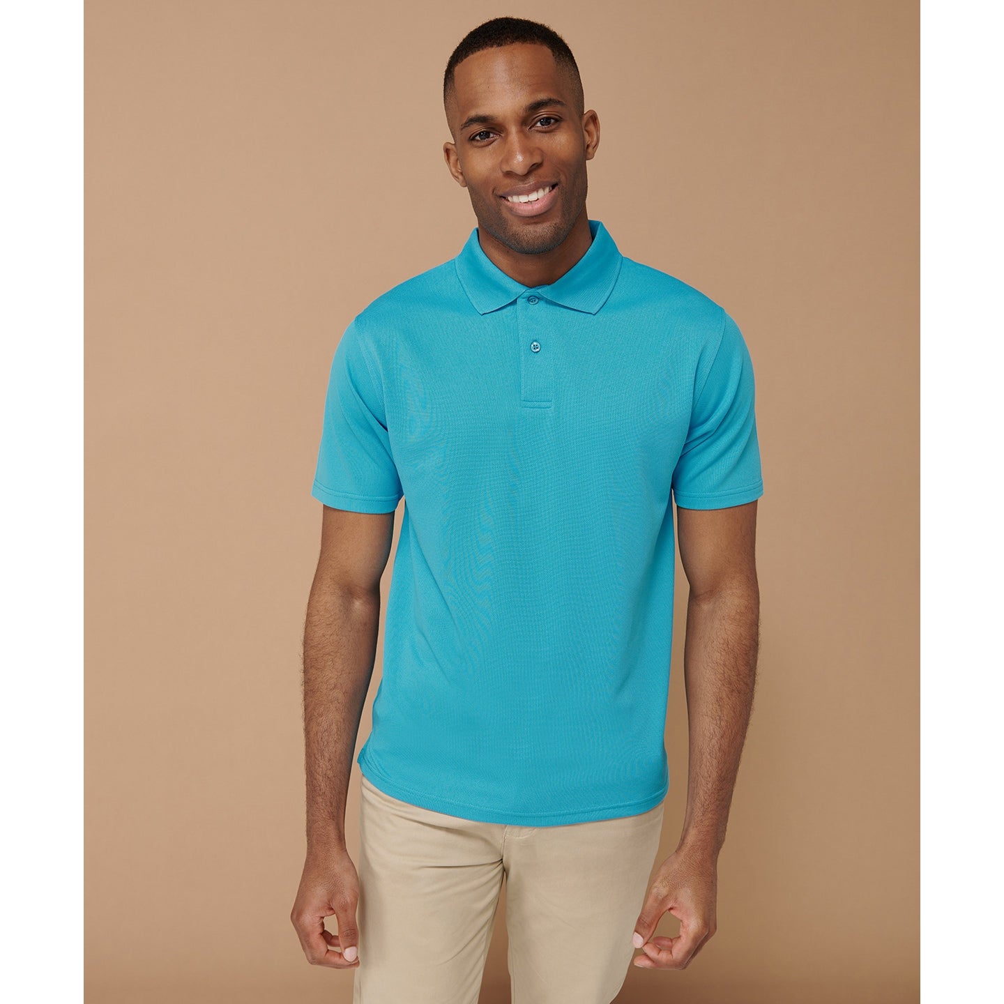 Henbury Coolplus Polo Shirt Navy Wicking Performance Micro PiquÃ© Men's Sizes