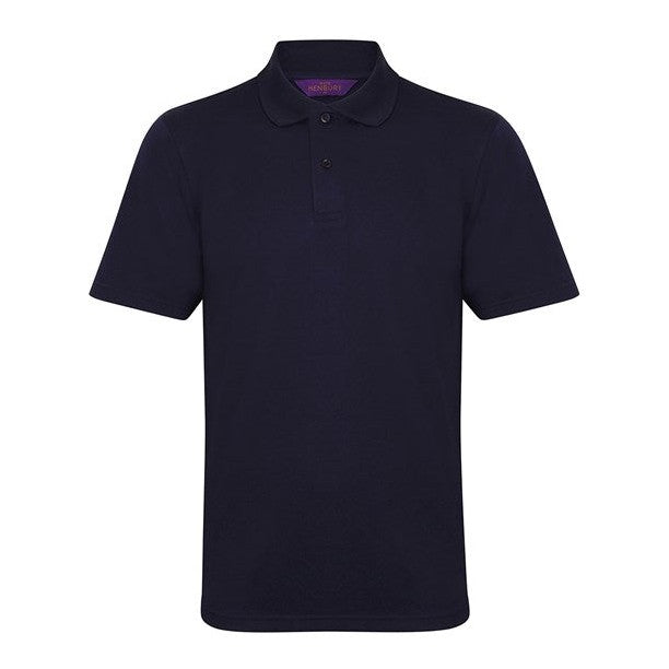 Henbury Coolplus Polo Shirt Oxford Navy Wicking Performance Micro PiquÃ©