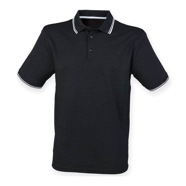 Henbury Double Tipped Coolplus Polo Shirt Wicking Yarn Smart Casual Wear