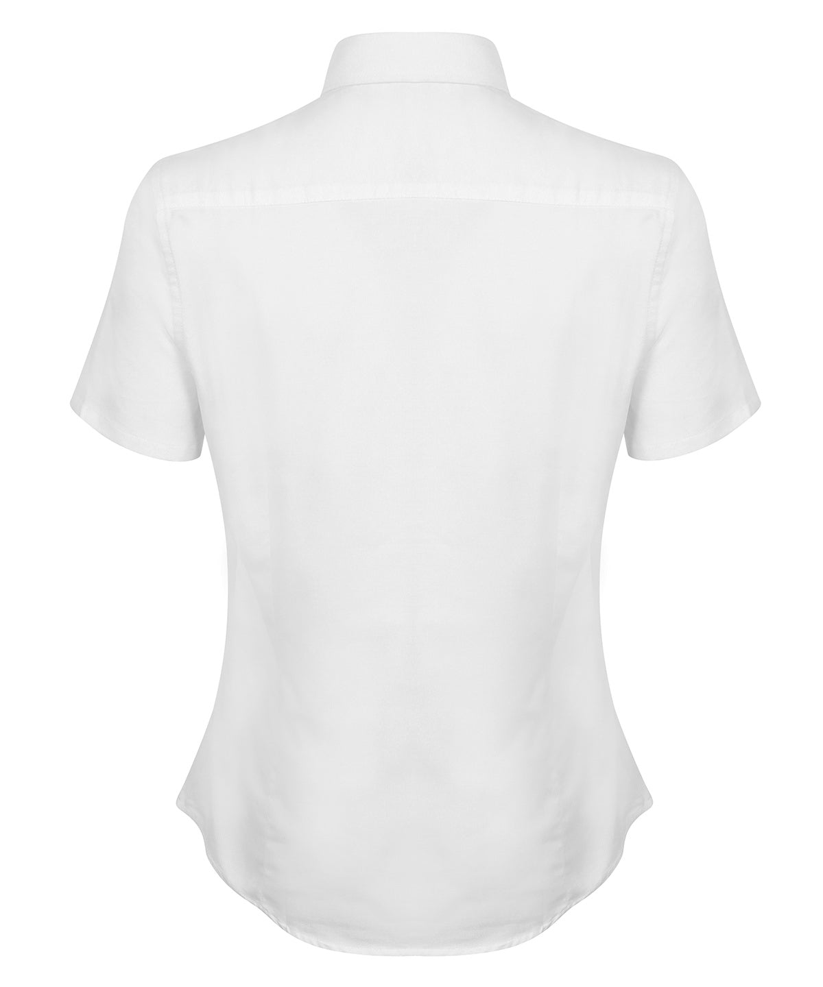Henbury Women's Short Sleeve Oxford Shirt Lightweight Wrinkle-Resistant Fit