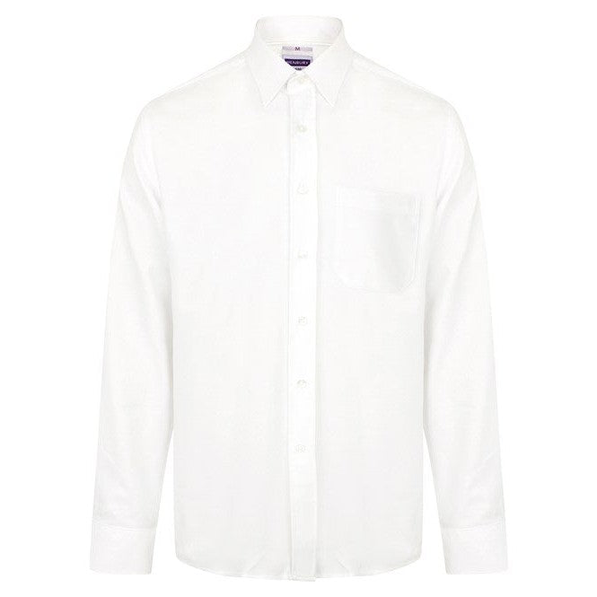 Henbury Antibacterial Wicking Long Sleeve Shirt Quick Dry Regular Fit S-4XL