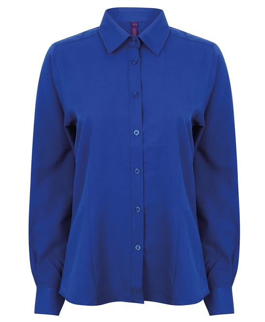 Henbury Women's Antibacterial Long Sleeve Wicking Shirt Quick Dry UV Protection