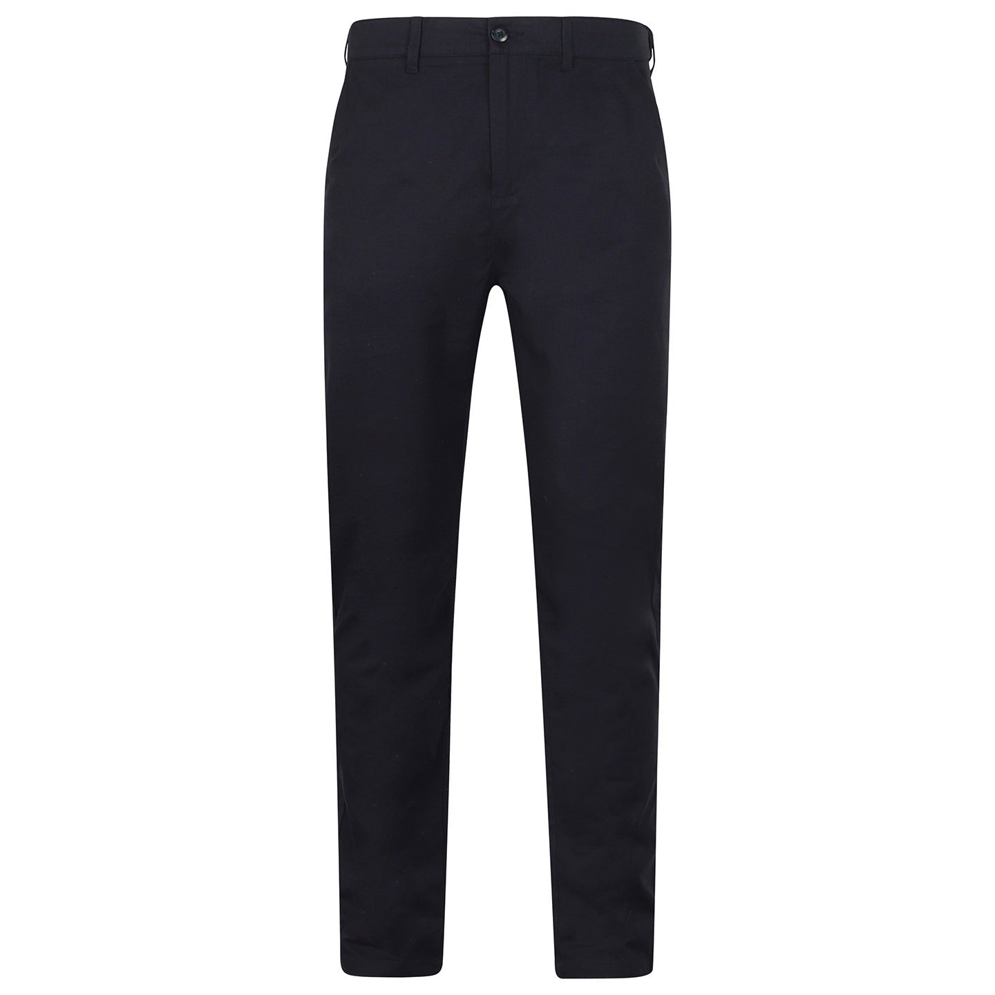 Henbury Stretch Chinos Slim Fit Flex Waistband Cotton Twill Men's Trousers