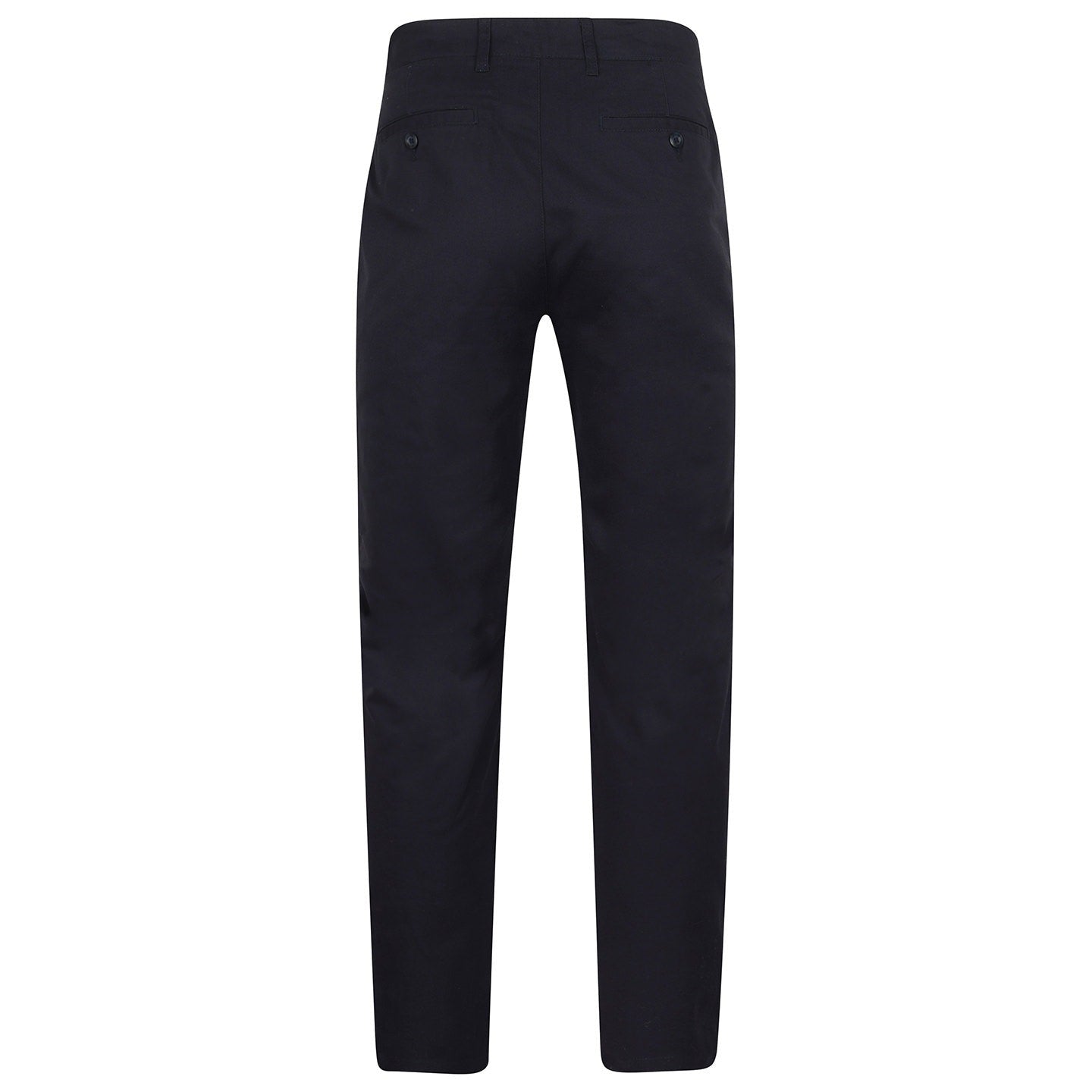 Henbury Stretch Chinos Slim Fit Flex Waistband Cotton Twill Men's Trousers