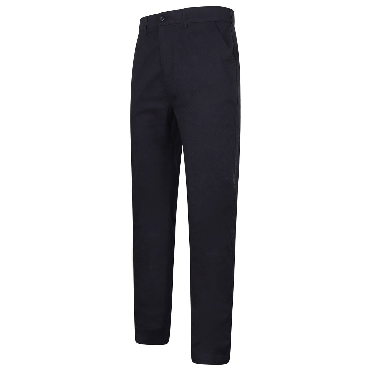 Henbury Stretch Chinos Slim Fit Flex Waistband Cotton Twill Men's Trousers