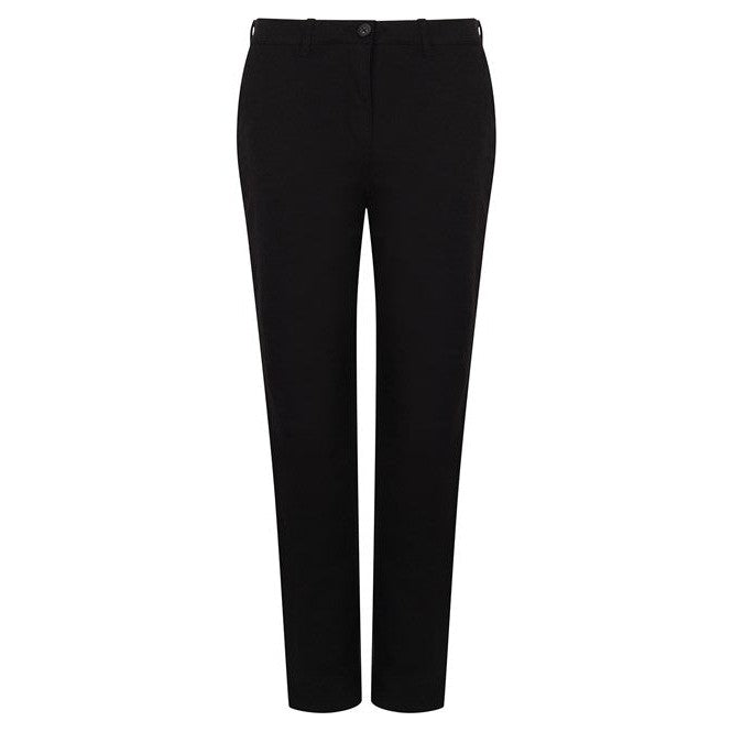 Henbury Women's Slim Fit Stretch Chinos Cotton Blend Twill Trousers Size 8-22