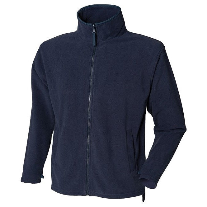 Henbury Microfleece Jacket Soft Anti-Pill Finish with Zip Pockets Sizes S-3XL
