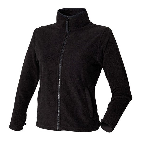 Henbury Women's Microfleece Jacket Full Zip Soft Warm Anti-Pill Polyester
