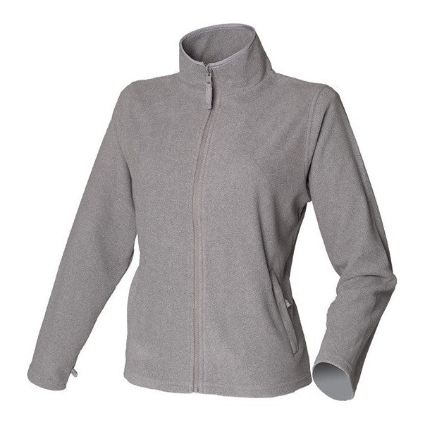 Henbury Women's Microfleece Jacket Full Zip Soft Warm Anti-Pill Polyester
