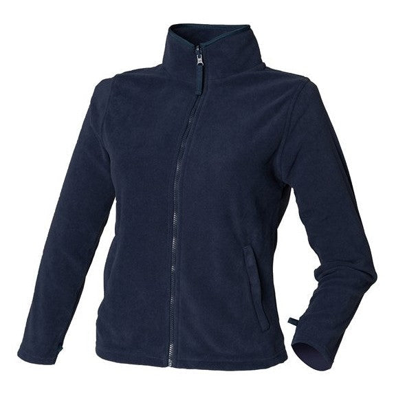 Henbury Women's Microfleece Jacket Full Zip Soft Warm Anti-Pill Polyester