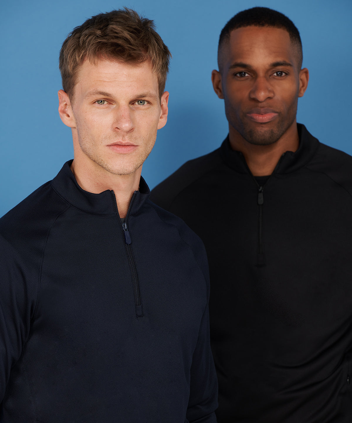 Henbury Quarter Zip Top Wicking Finish Fleece Inner Sportswear Adult Sizes
