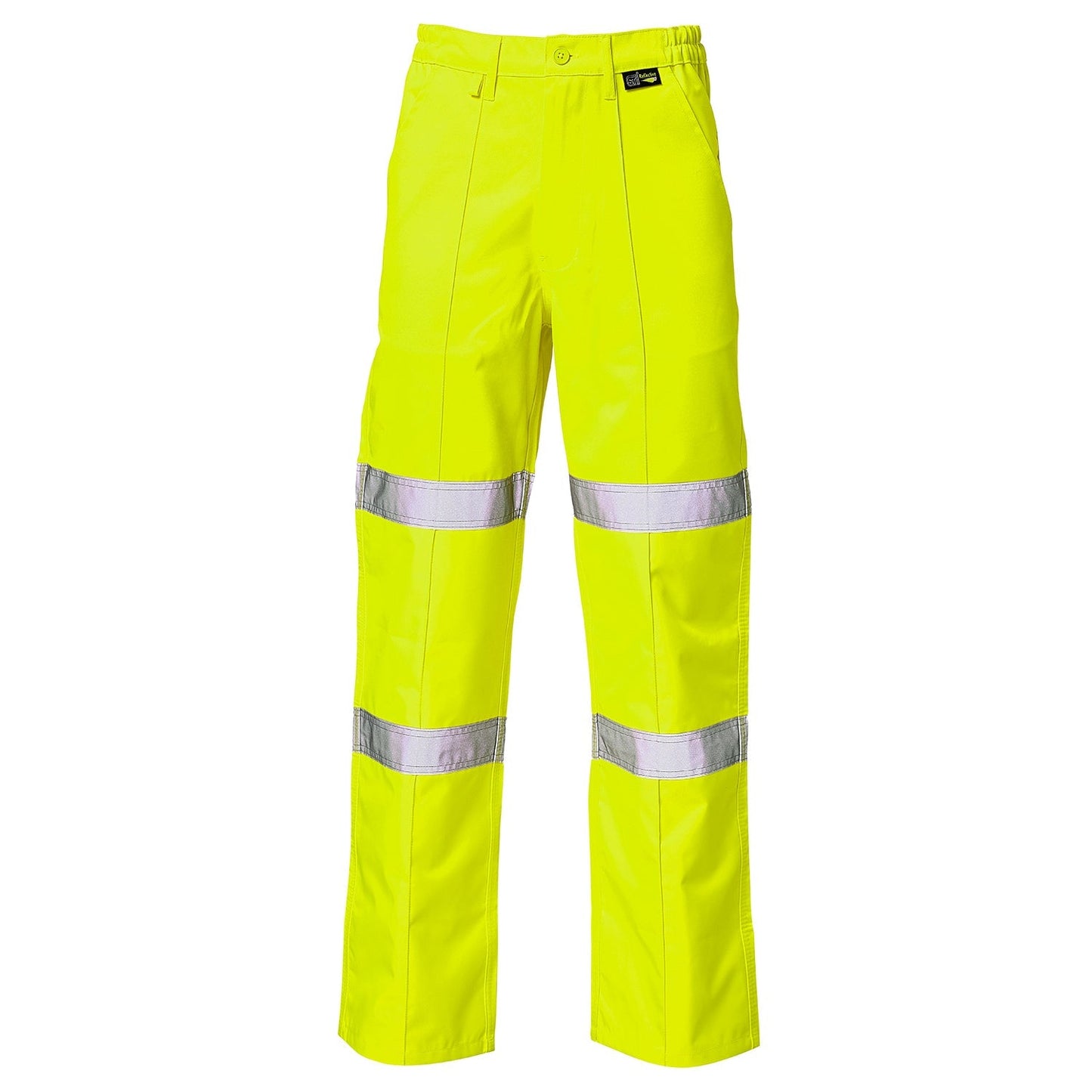 Supertouch Hi Vis Yellow Ballistic Trousers with 2 Bands and Pockets