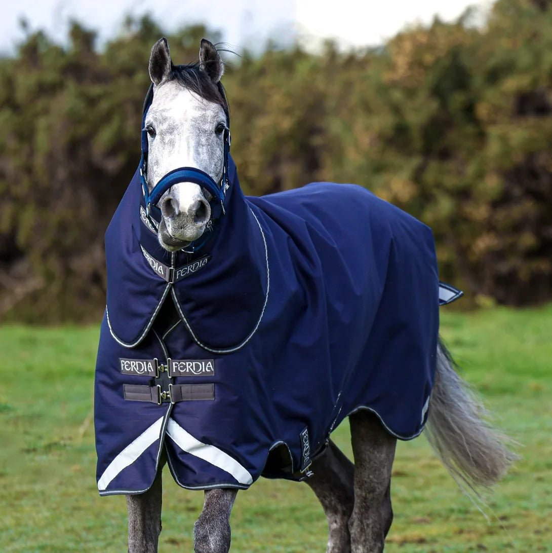 Ferdia Equine Horse Chieftain 0g 1200D Ripstop Polyester Turnout Rug Waterproof