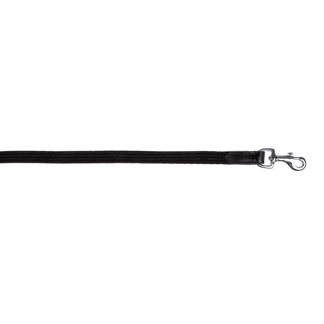 HKM Web Reins With Coloured Loops #colour_black