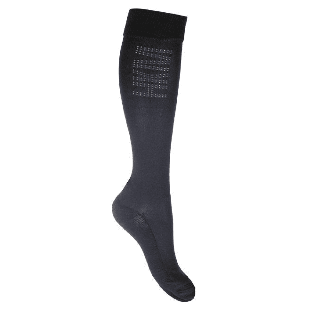 HKM Silicone Riding Socks Reinforced Heel With For Comfort and Support