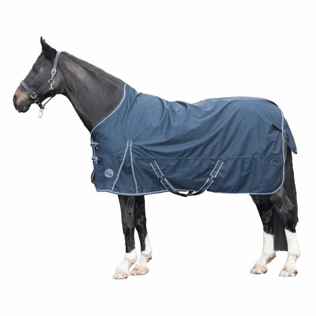 HKM Starter 600D Highneck Rug 100g Filling #colour_deep-blue