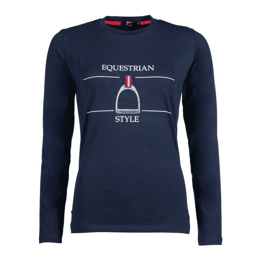 HKM Equine Sports Style Long Sleeve Shirt Long-Sleeve For Equestrian Riding