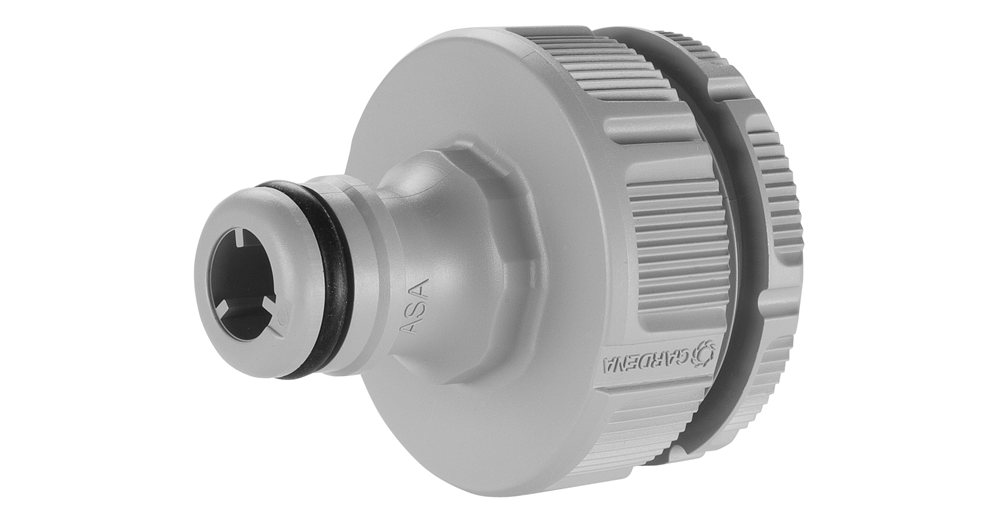 Gardena Hose Reel Set with Telescopic Handle and Space-Saving Design