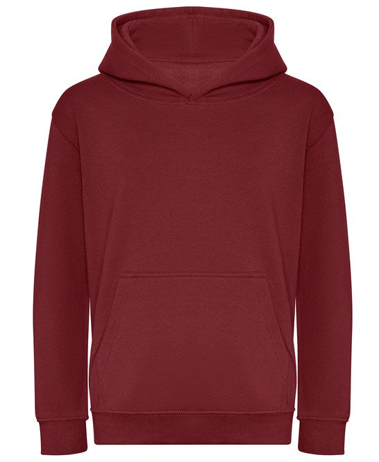 Awdis Just Hoods Kids Organic Hoodie 80% Cotton Eco-Friendly Soft Fleece