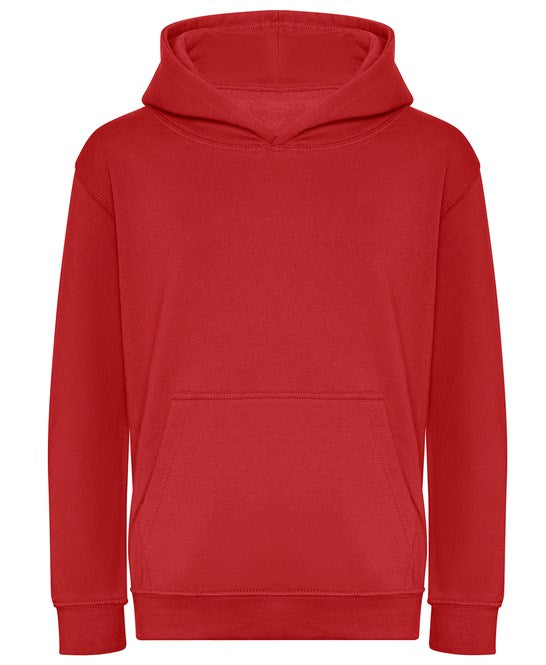 Awdis Just Hoods Kids Organic Hoodie 80% Cotton Eco-Friendly Soft Fleece