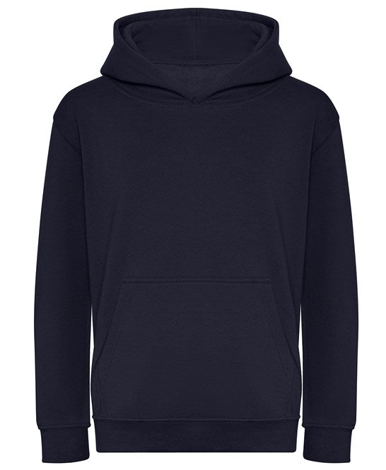 Awdis Just Hoods Kids Organic Hoodie 80% Cotton Eco-Friendly Soft Fleece