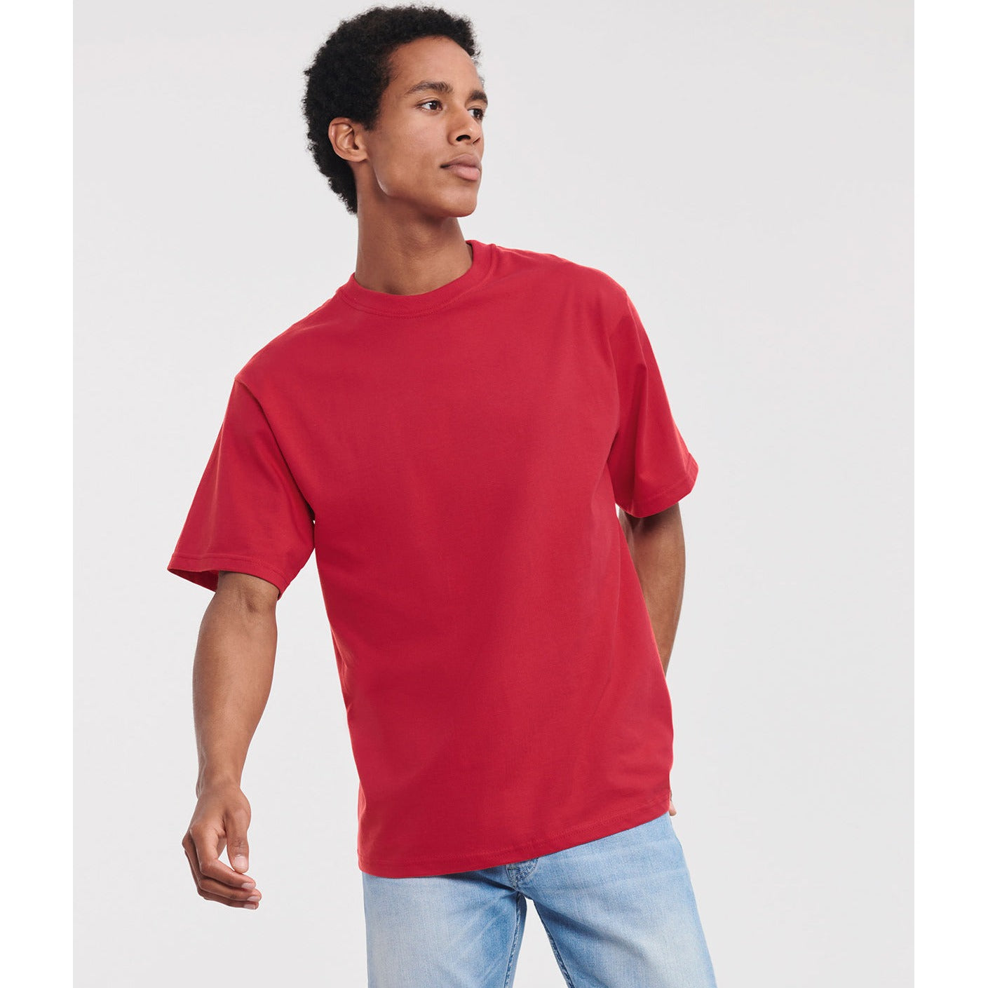 Russell Europe Classic Heavyweight Ringspun T-Shirt 100% Cotton Various Sizes