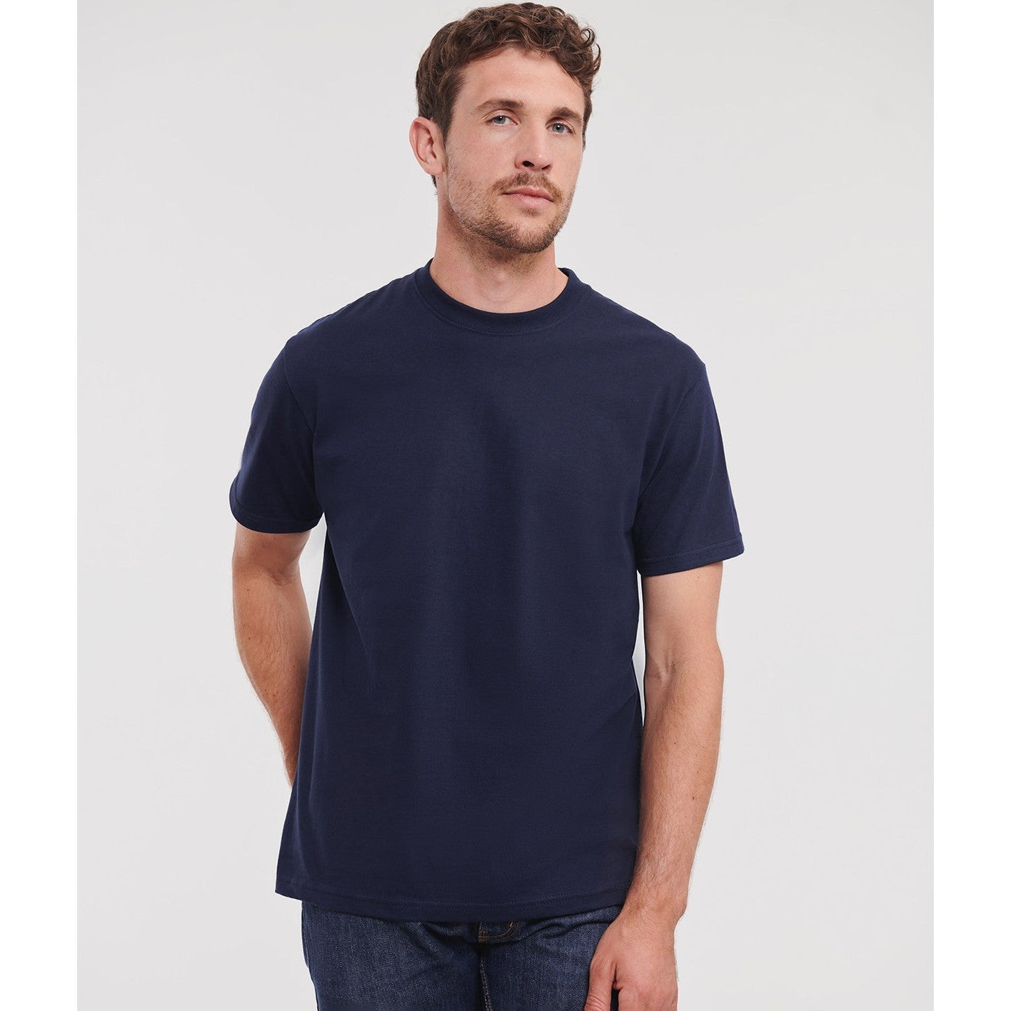 Russell Europe Classic Heavyweight Ringspun T-Shirt 100% Cotton Various Sizes