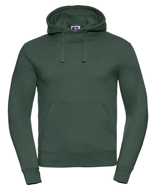 Russell Europe Authentic Hooded Sweatshirt Bottle Green Contemporary Fit