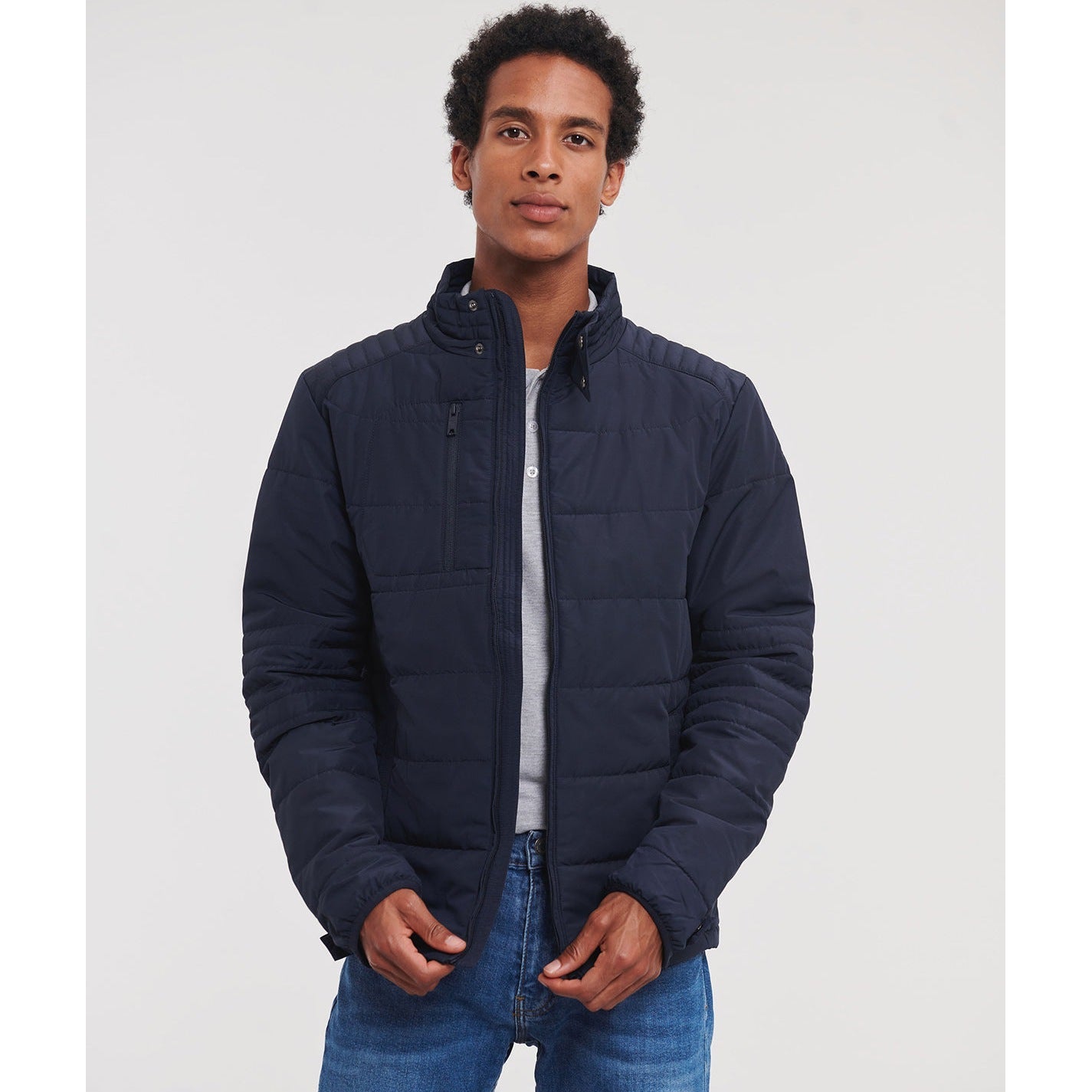 Russell Europe Cross Jacket Dupont Sorona Eco-Friendly PFC-Free Insulation