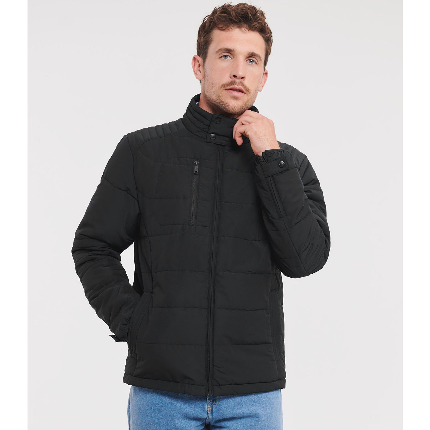 Russell Europe Cross Jacket Dupont Sorona Eco-Friendly PFC-Free Insulation