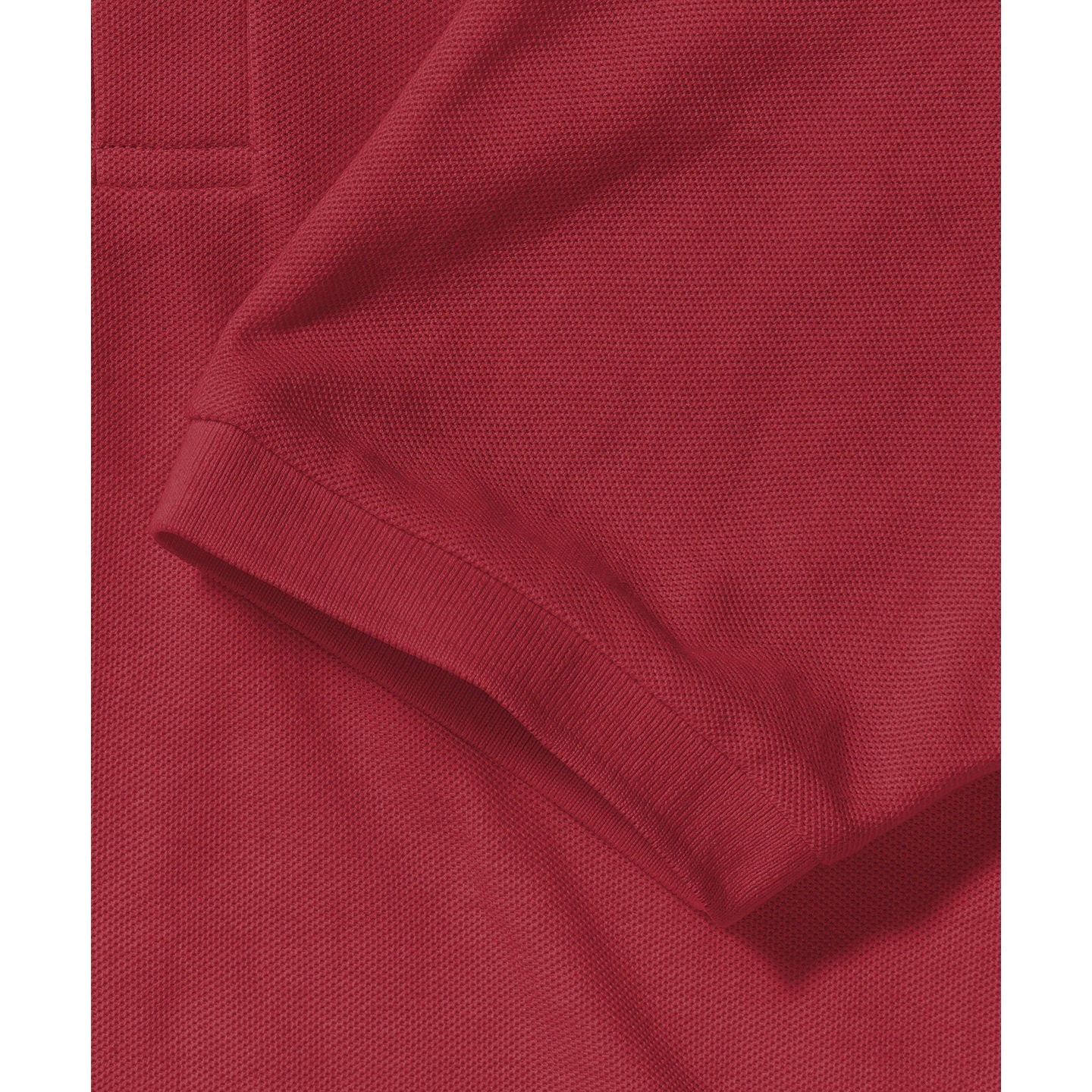 Russell Europe Classic Polycotton Polo Shirt Bright Red Soft Comfortable Fit