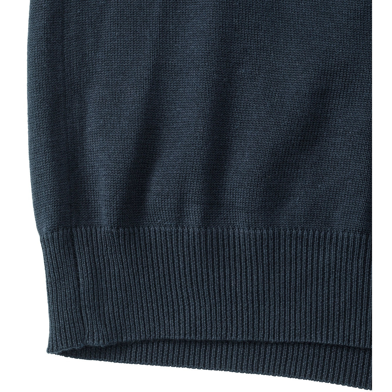 Russell Collection V-Neck Sleeveless Knitted Sweater Easy-Care Cotton Blend