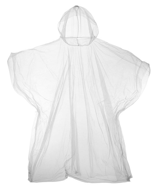 Kids Emergency Hooded Plastic Poncho Lightweight Reusable Waterproof 40"x60"