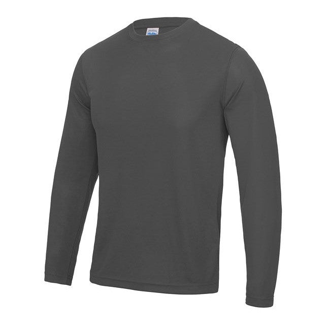Awdis Just Cool Long Sleeve T-Shirt Moisture-Wicking Lightweight UPF 30+