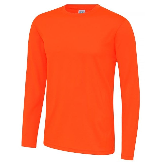 Awdis Just Cool Long Sleeve T-Shirt Moisture-Wicking Lightweight UPF 30+