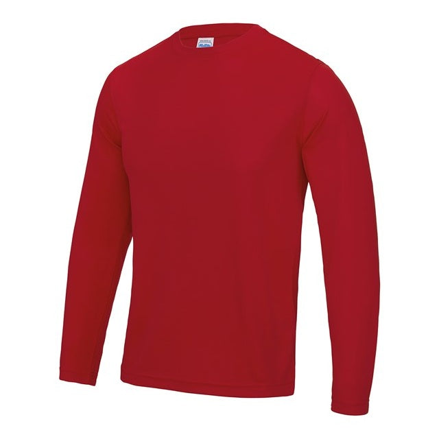 Awdis Just Cool Long Sleeve T-Shirt Moisture-Wicking Lightweight UPF 30+