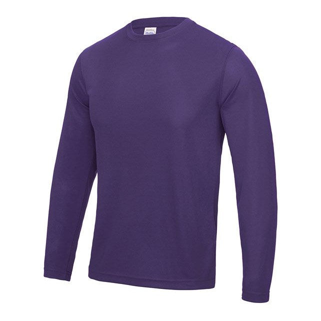 Awdis Just Cool Long Sleeve T-Shirt Moisture-Wicking Lightweight UPF 30+