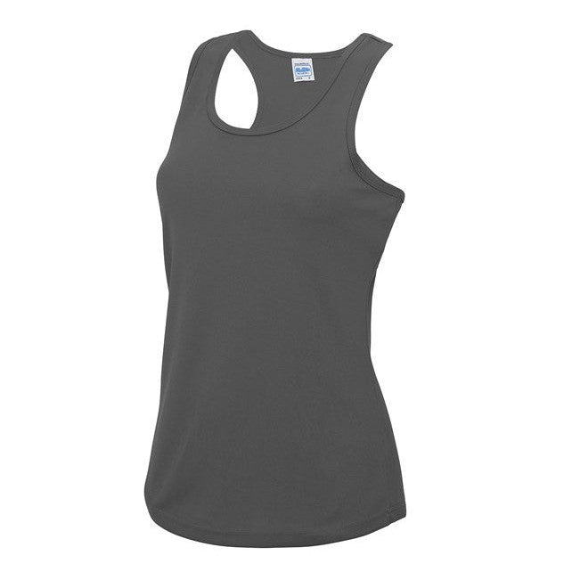 Awdis Just Cool Women's Racerback Vest Lightweight Sweat-Wicking UPF 30+