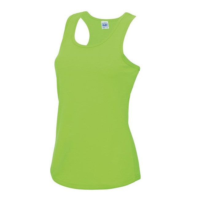 Awdis Just Cool Women's Racerback Vest Lightweight Sweat-Wicking UPF 30+